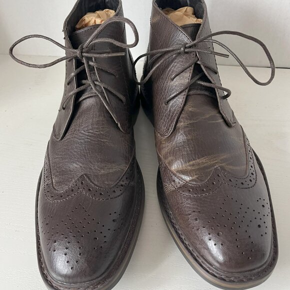 Robert Wayne RW Arlo 201 Wingtip Lace-Up Boots – Size 9.5 US main image 2